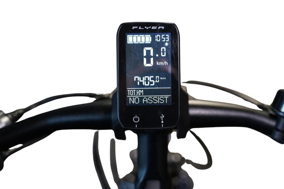 Flyer elektrisch tweedehands damesfiets