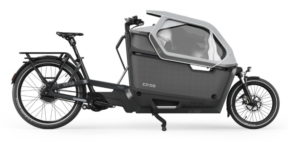 Ca Go FS200 Life Family-Plus - Edition 5 Black Grey - Bosch CX Cargo Line Belt Drive