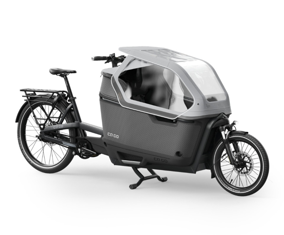 Ca Go FS200 Life Family-Plus - Edition 5 Black Grey - Bosch CX Cargo Line Belt Drive