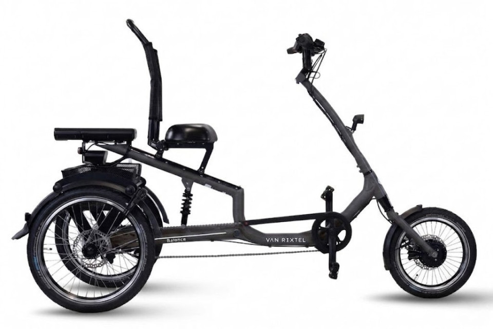 Van Rixtel Balance - graphite black - elektrische driewieler
