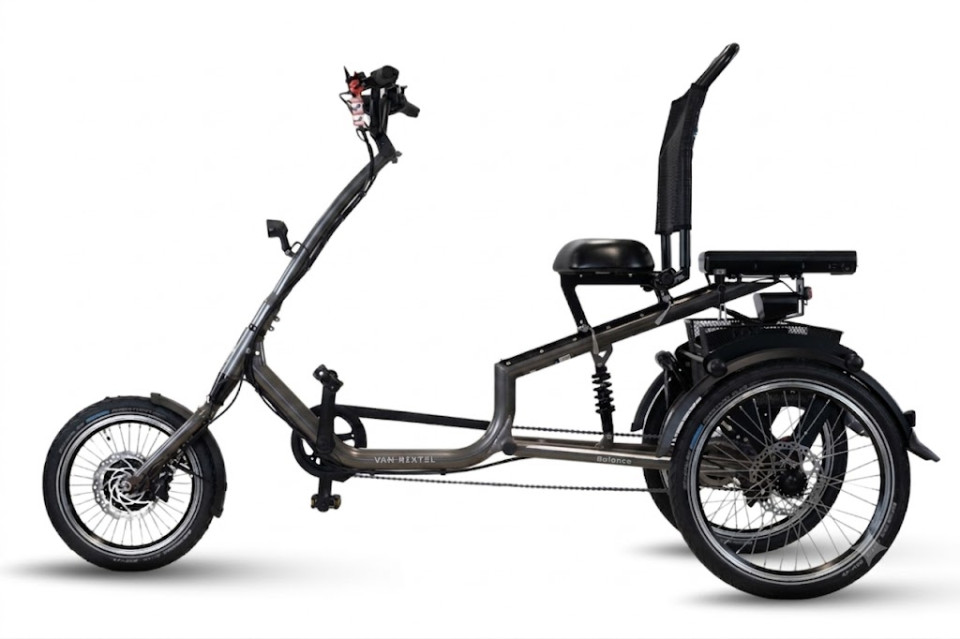 Van Rixtel Balance - graphite black - elektrische driewieler