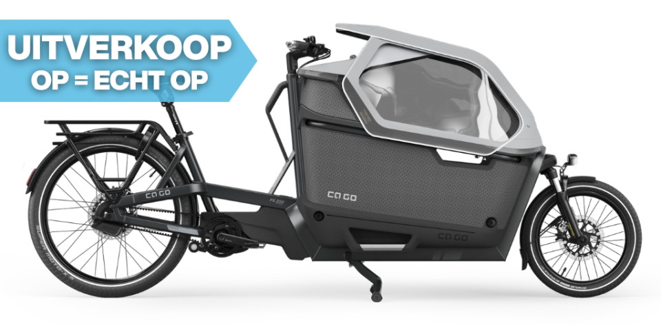 Ca Go FS200 Life Family-Plus - Edition 5 Black Grey - Bosch CX Cargo Line Belt Drive