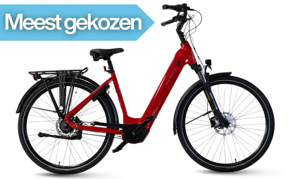 Van Rixtel Ultimate - cherry red - elektrische damesfiets