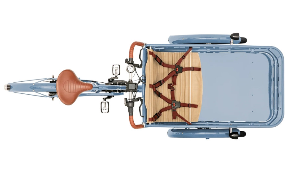 Johnny Loco E-Cargo Cruiser 5.3 - Earl Grey - elektrische driewieler bakfiets