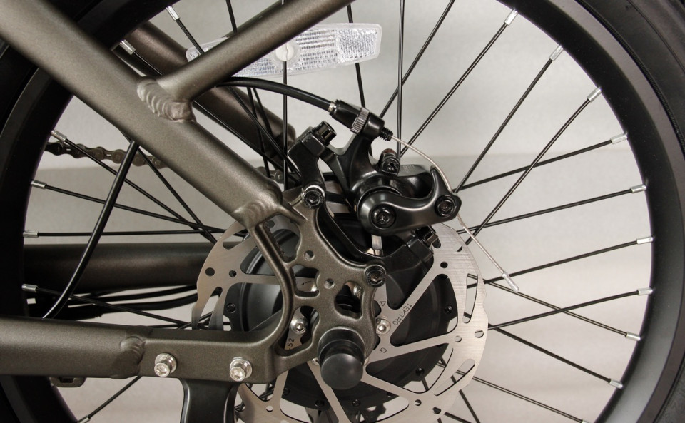 Van Rixtel Travel 2.0 - Metallic Grey - elektrische vouwfiets