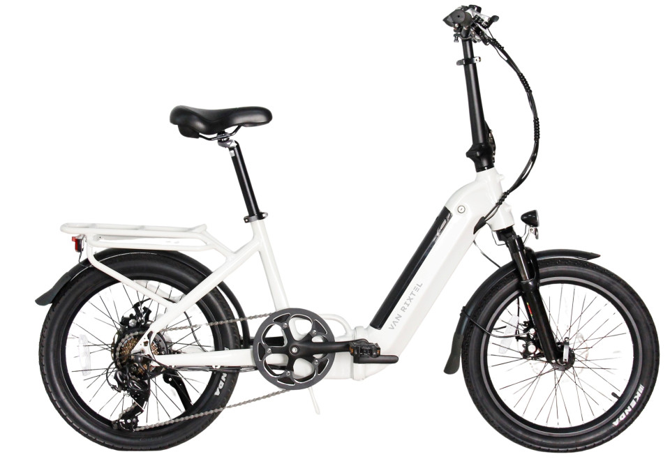 Van Rixtel Intube - Pearl White - elektrische vouwfiets