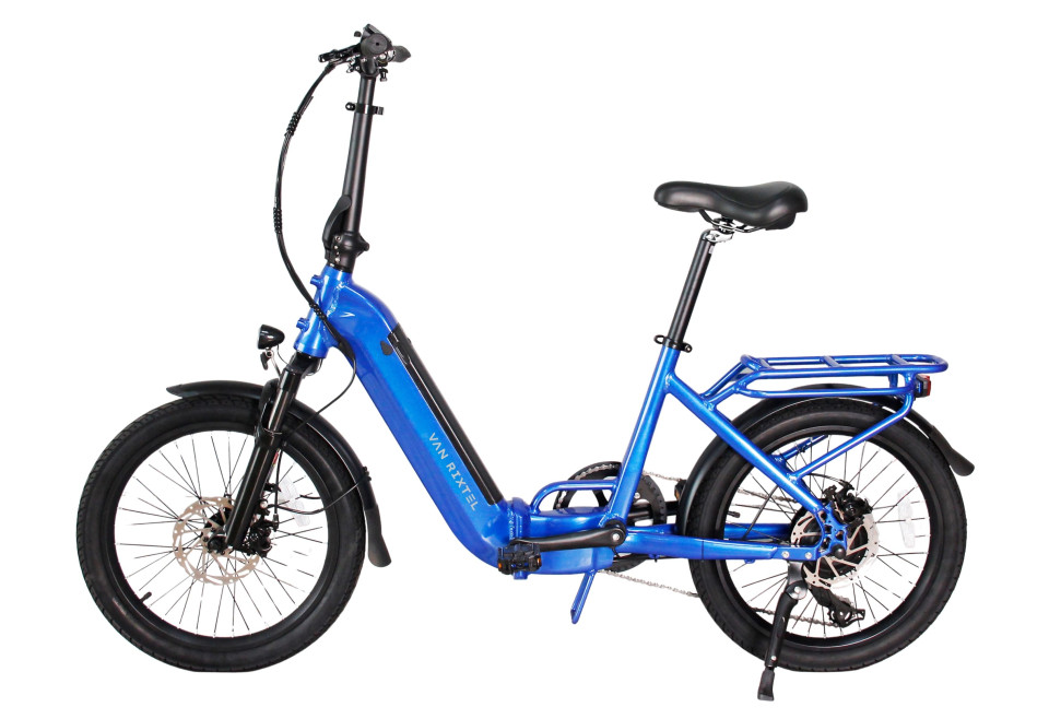 Van Rixtel Intube - Electric Blue - elektrische vouwfiets