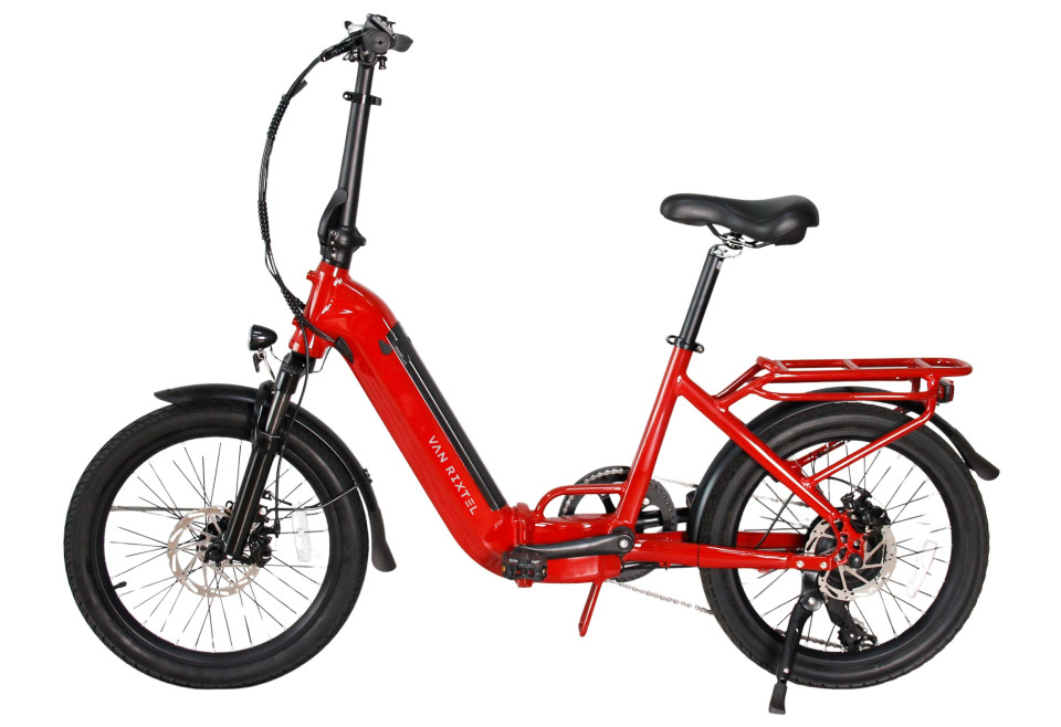 Van Rixtel Intube - Cherry Red - elektrische vouwfiets