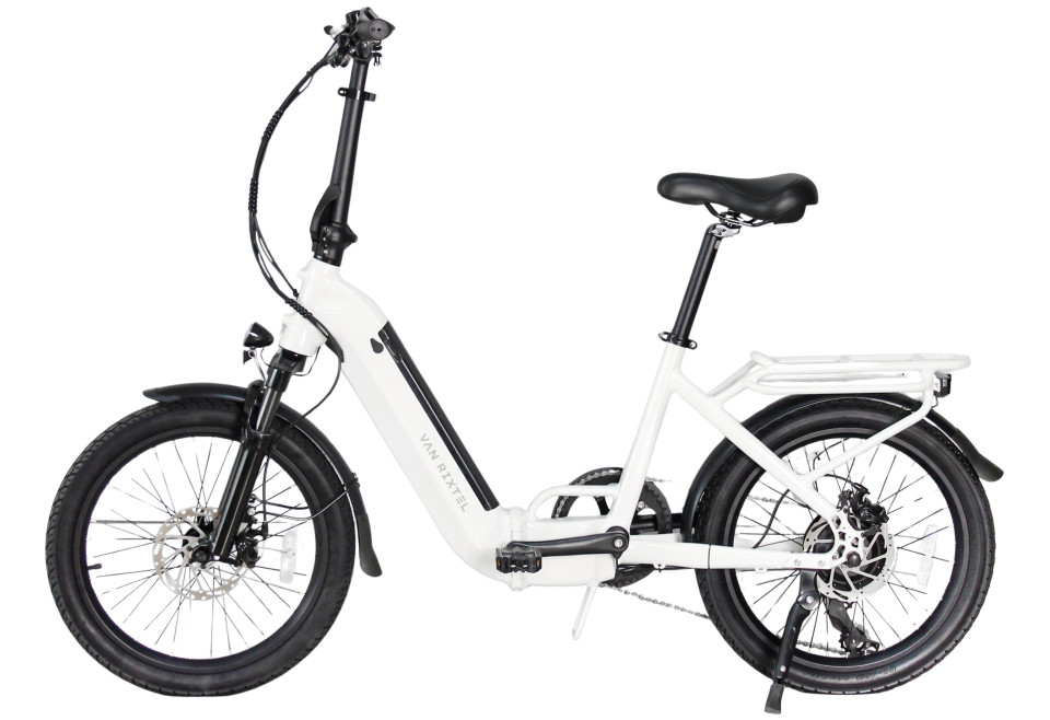 Van Rixtel Intube - Pearl White - elektrische vouwfiets