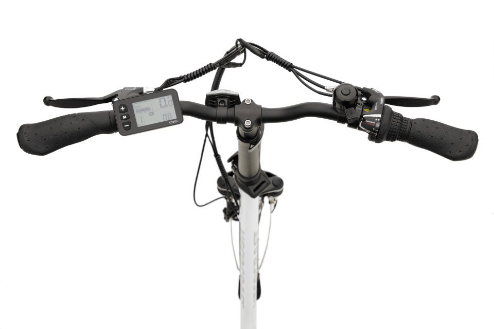 Van Rixtel Travel City - Pearl White - elektrische vouwfiets