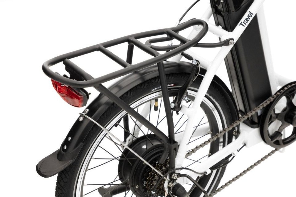 Van Rixtel Travel City - Pearl White - elektrische vouwfiets