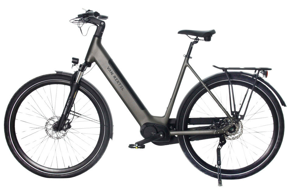 Van Rixtel GO Plus - Matt Grey - elektrische stadsfiets