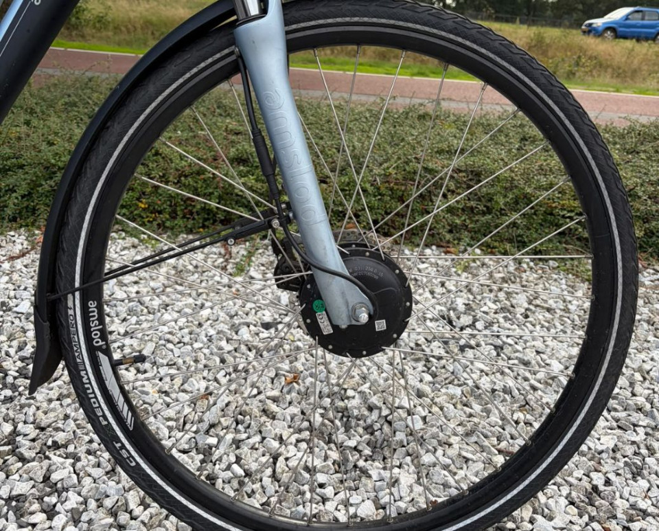 Amslod Carlton STX E-bike Dames - Comfortabele Elektrische Fiets met Voorwielmotor