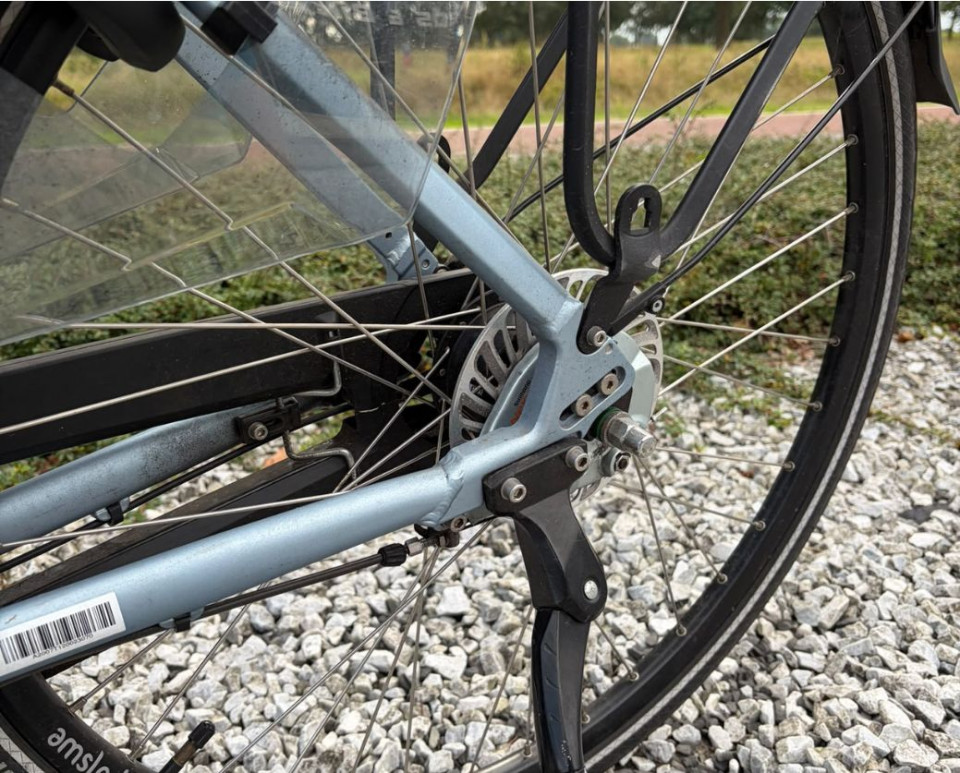 Amslod Carlton STX E-bike Dames - Comfortabele Elektrische Fiets met Voorwielmotor