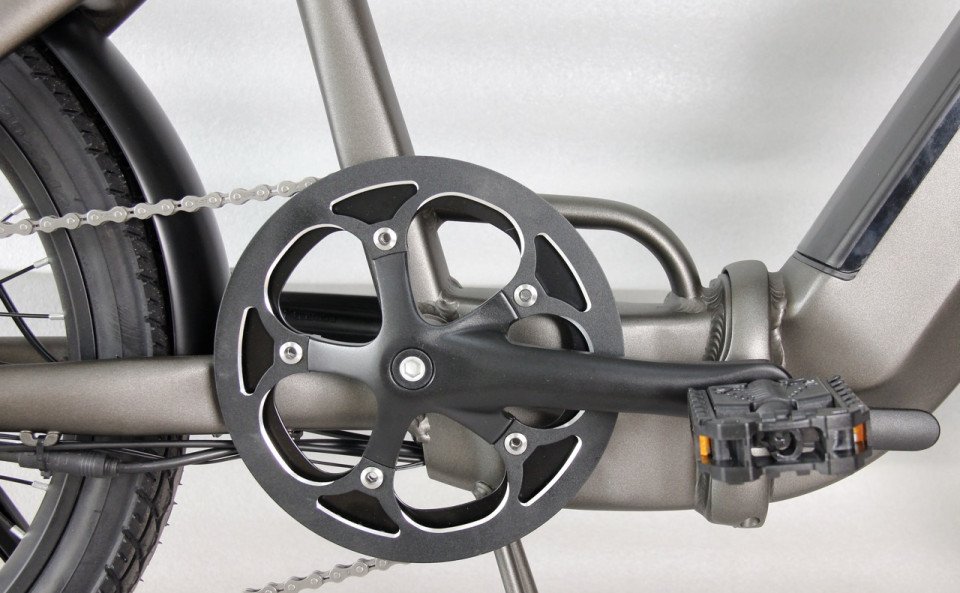Van Rixtel Travel Intube - Showroommodel - Metallic Grey - Elektrische Vouwfiets