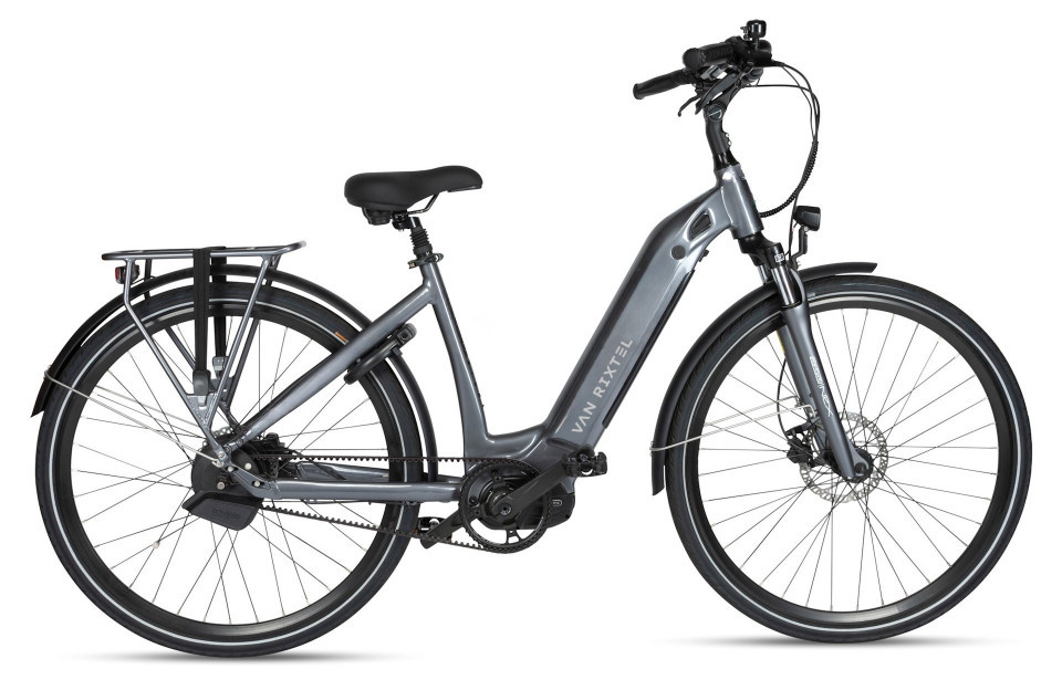 Van Rixtel Mirage - Showroommodel - Enviolo AutomatiQ 612Wh - Metallic Grijs - elektrische damesfiets