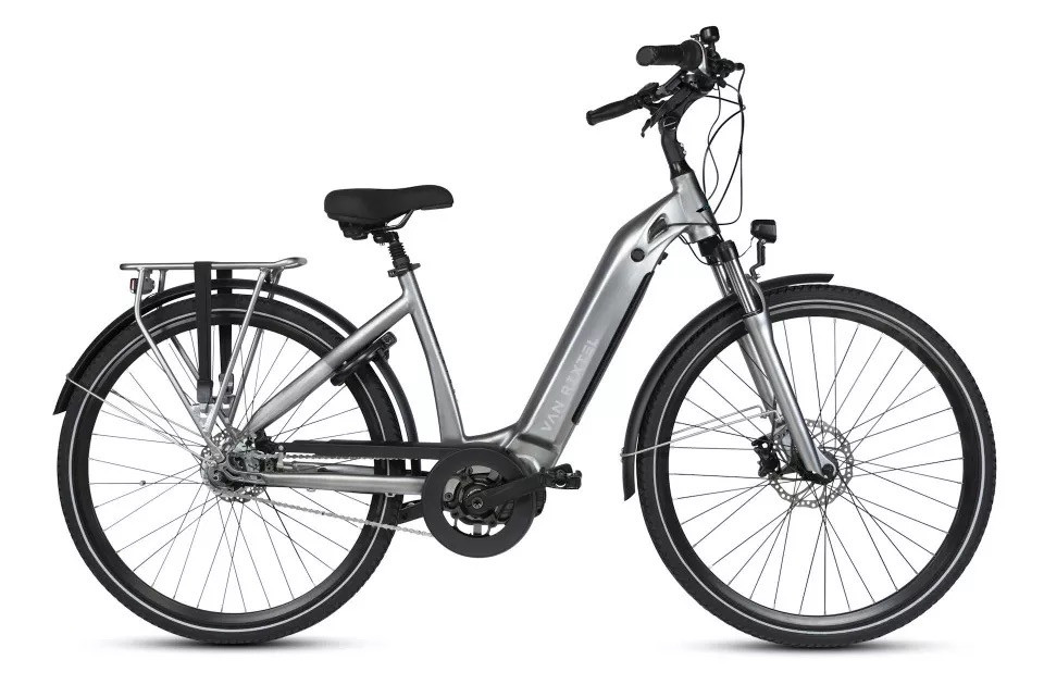 Van Rixtel Monaco - Showroommodel - Nexus 8sp 612Wh - Metallic Grijs - elektrische damesfiets