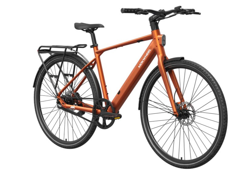 Mokwheel Flint Pro - Showroommodel - orange - elektrische herenfiets