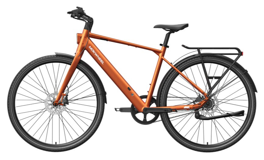 Mokwheel Flint Pro - Showroommodel - orange - elektrische herenfiets