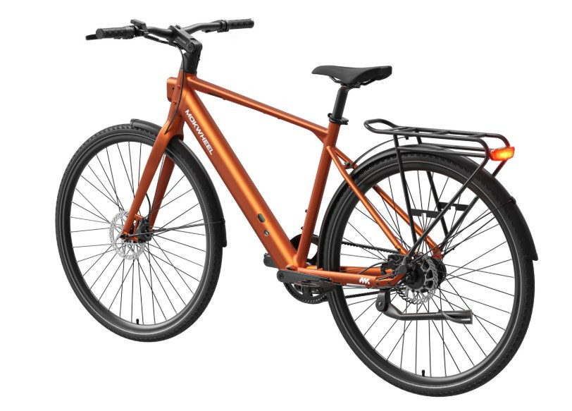 Mokwheel Flint Pro - Showroommodel - orange - elektrische herenfiets