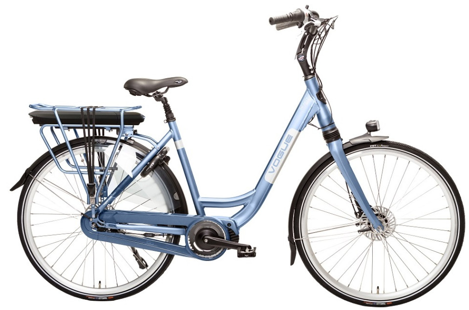 Vogue Infinity MDS M300 silk blauw - Showroommodel - 48cm - elektrische damesfiets