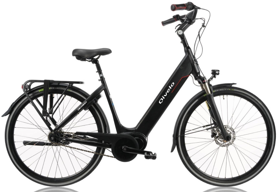 Qivelo Urban Intube - Showroommodel - mat zwart - elektrische damesfiets