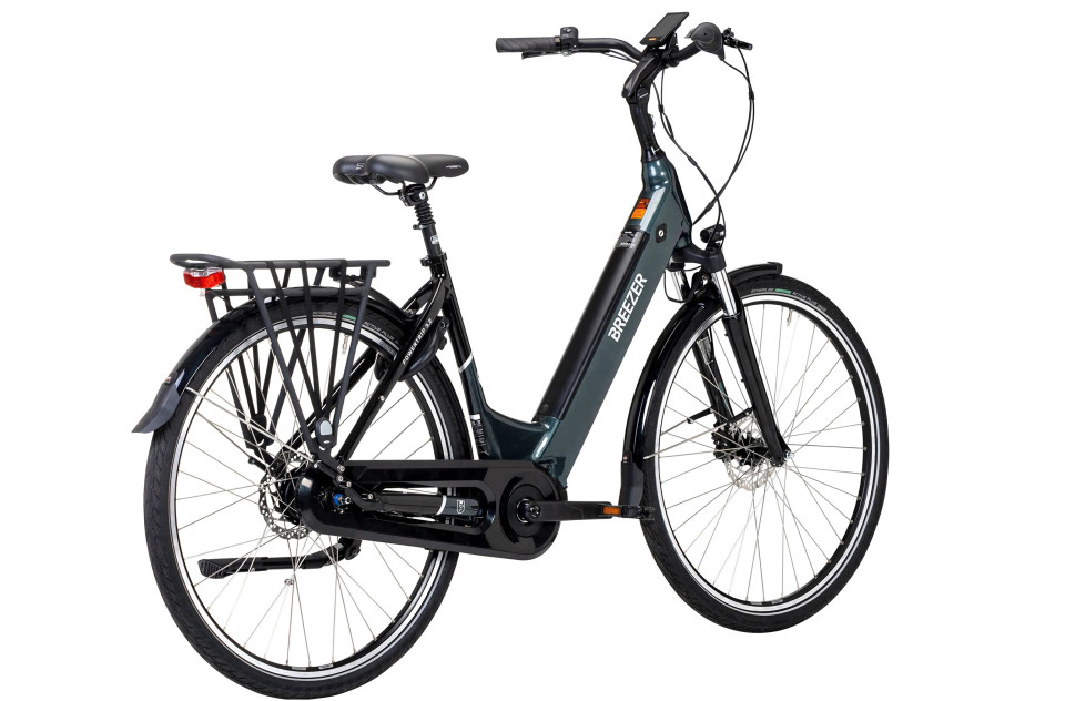 Breezer Powertrip EVO 3.2+ LS - Showroommodel - groen - elektrische damesfiets
