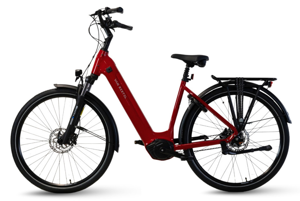 Van Rixtel Ultimate - Showroommodel - cherry red - elektrische damesfiets