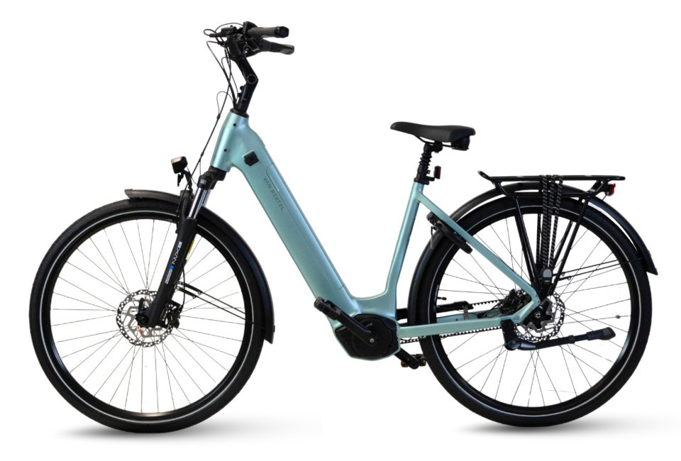 Van Rixtel Ultimate - Showroommodel - frost mint - elektrische damesfiets