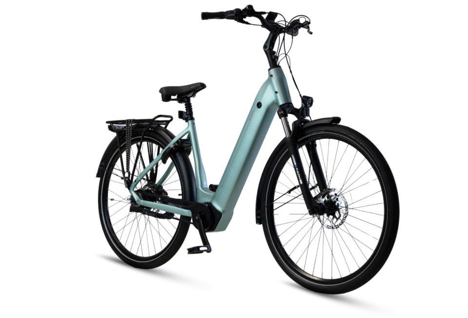 Van Rixtel Ultimate - Showroommodel - frost mint - elektrische damesfiets