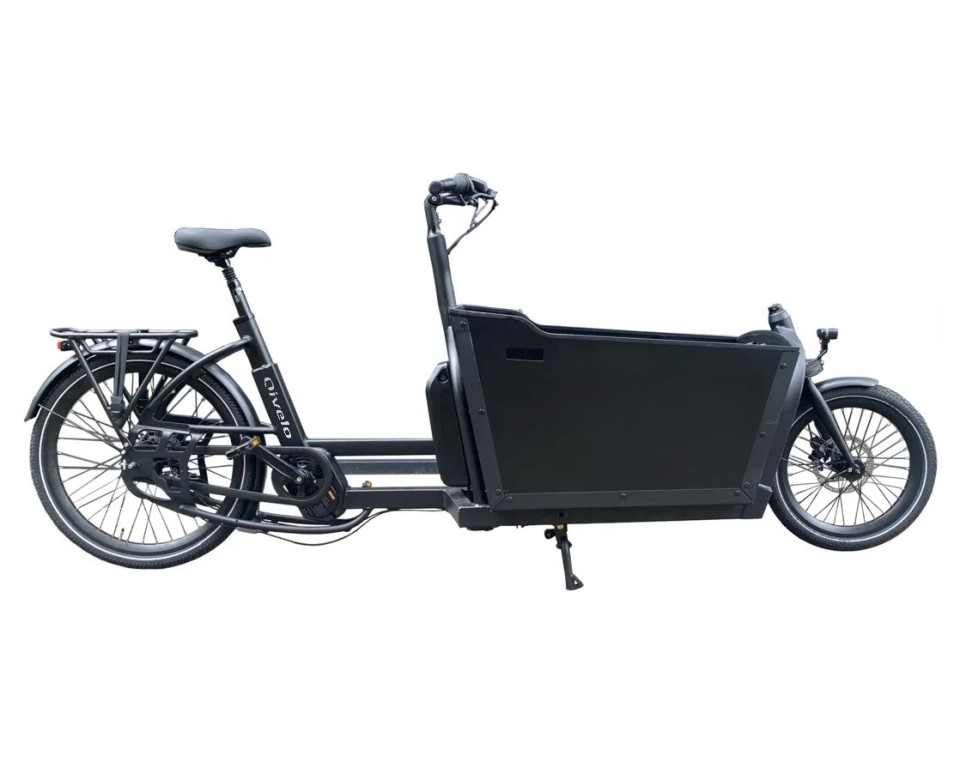 Qivelo Ananda Twowheel - Showroommodel - elektrische tweewieler bakfiets - mat zwart