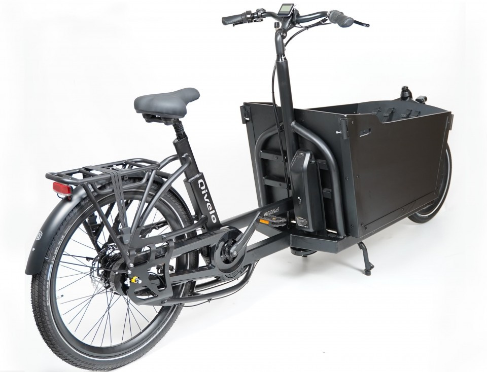 Qivelo Ananda Twowheel - Showroommodel - elektrische tweewieler bakfiets - mat zwart