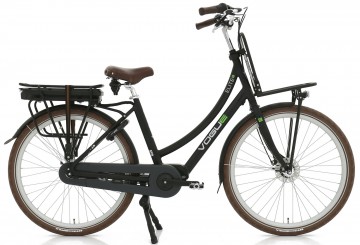 Vogue Elite M300 - mat zwart - elektrische transportfiets