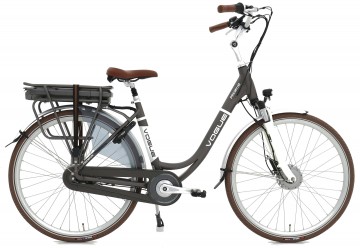 Vogue Premium N7 - mat bruin - elektrische damesfiets