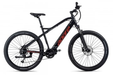 Qivelo Xpose MID - zwart/rood - elektrische mountainbike