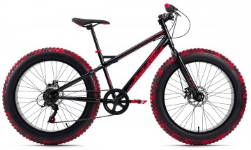 Qivelo Fat XTR 24 - zwart/rood - fatbike