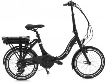 Qivelo Easy Ride - mat zwart/zwart - elektrische vouwfiets