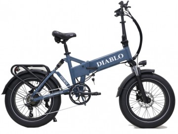 Diablo Storm - donkerblauw - elektrische vouwfiets