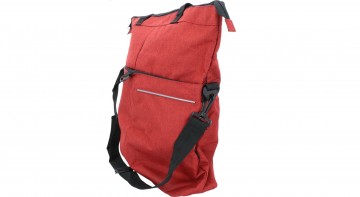 Qivelo Single enkele fietstas - 18 liter - rood