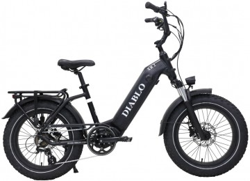 Diablo XR2 - mat zwart - elektrische fatbike