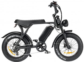 Qivelo Shuttle V10 fatbike - zwart - elektrische fatbike