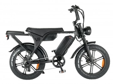 Qivelo Shuttle Ouxi V10 Twin fatbike - zwart - elektrische fatbike