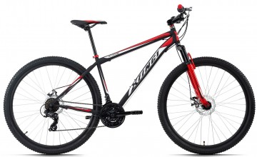 Qivelo Xtinct - zwart/rood - mountainbike