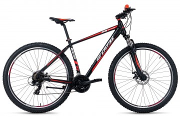 Qivelo Morzine - zwart/rood - mountainbike