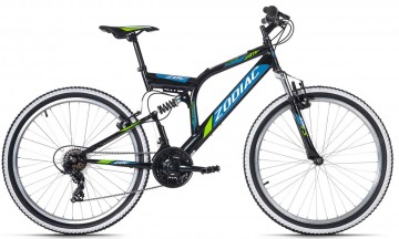 Qivelo Fully 26 Zodiac - zwart/groen - mountainbike