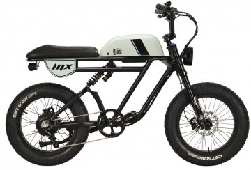 Qivelo Outsider MX - elektrische fatbike - zwart/wit