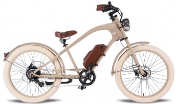 Qivelo Vacay Gentleman - elektrische fatbike - beige/zand