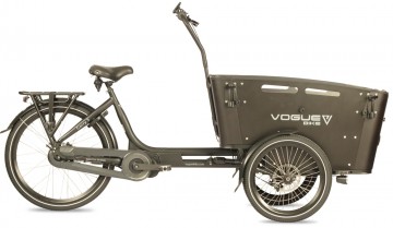 Vogue Carry 3 540Wh - elektrische bakfiets - zwart/zwart