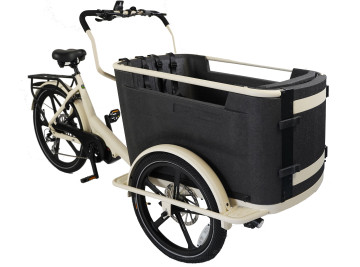 Van Rixtel Urban Plus - mat wit - elektrische bakfiets