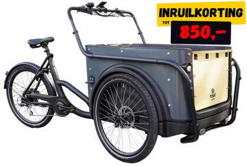 Royal 3W Eco - antraciet - elektrische driewieler bakfiets